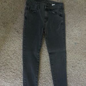 Grey American Eagle Skinny Jeans
